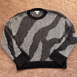 Black and Gray Sweater